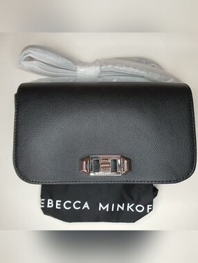 REBECCA MINKOFF Leather Amour Crossbody With Turn Lock Closure - NWT + FREE GIFT